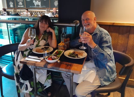 Susan and Andrew on their date.