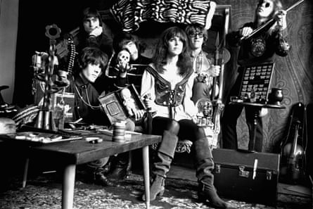 Jefferson Airplane pose for a portrait in San Francisco, 3 August 1968.