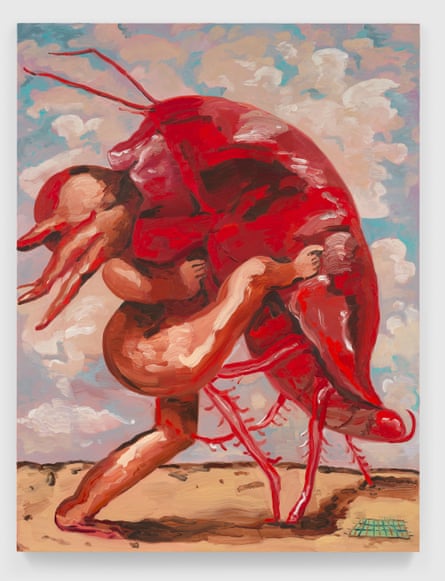 The Kiss by Dana Schutz.