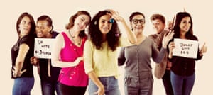 The cast of Daisy Pulls It Off at Park theatre.