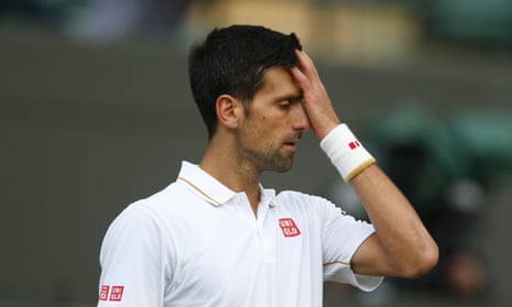 Novak Djokovic two sets down against Sam Querrey at Wimbledon | Novak Djokovic | The Guardian