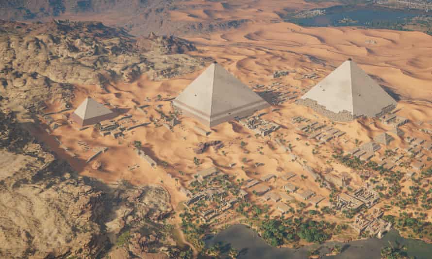 The same area as seen in Assassin’s Creed Origins