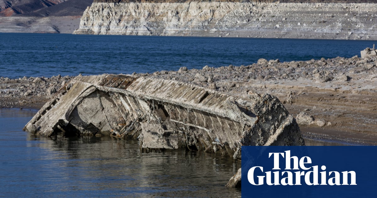 Back from the depths: shrinking Lake Mead reveals second world war-era boat