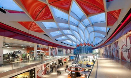 The Médiacité retail centre in Liè, Belgium, on which Asa Bruno worked with Ron Arad.
