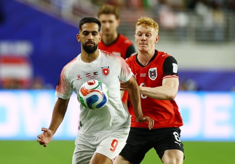 Jordan's Ali Olwan in action