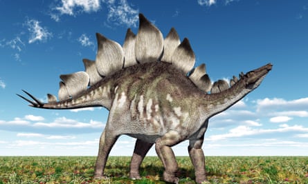 Computer-generated Stegosaurus