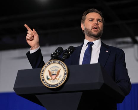 JD Vance delivers remarks at an event in New York on Wednesday.