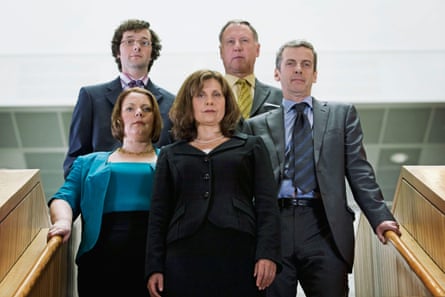 The cast of series the of The Thick of It.