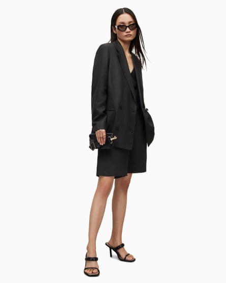 3. Black, blazer £269 and shorts £129, allsaints.com