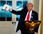 Trump accused of ‘manufacturing a national security justification’ to push arch plan – US politics live
