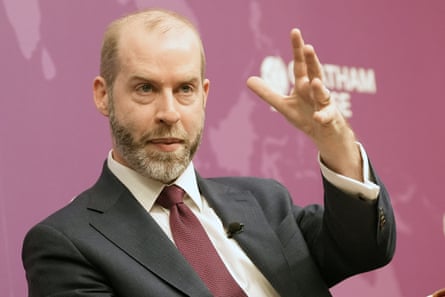Jonathan Reynolds at a Chatham House in London