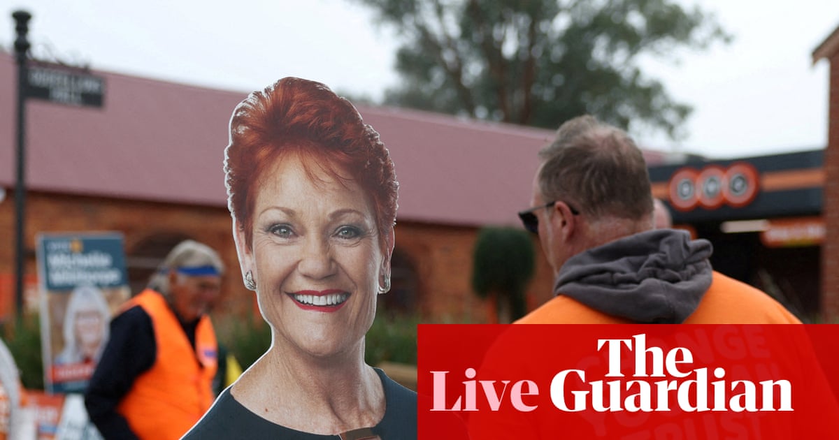 Australia news live: poll puts One Nation ahead of Labor; free public transport ends in Victoria Australia news live: poll puts One Nation ahead of Labor; free public transport ends in Victoria
