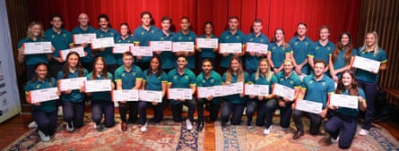 The men’s and women’s rugby sevens squads.