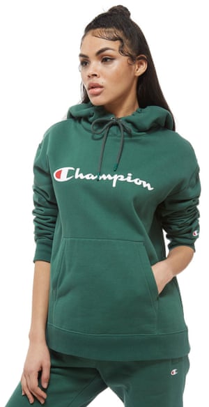 Champion script logo boyfriend hoodie, £65, jdsports.co.uk