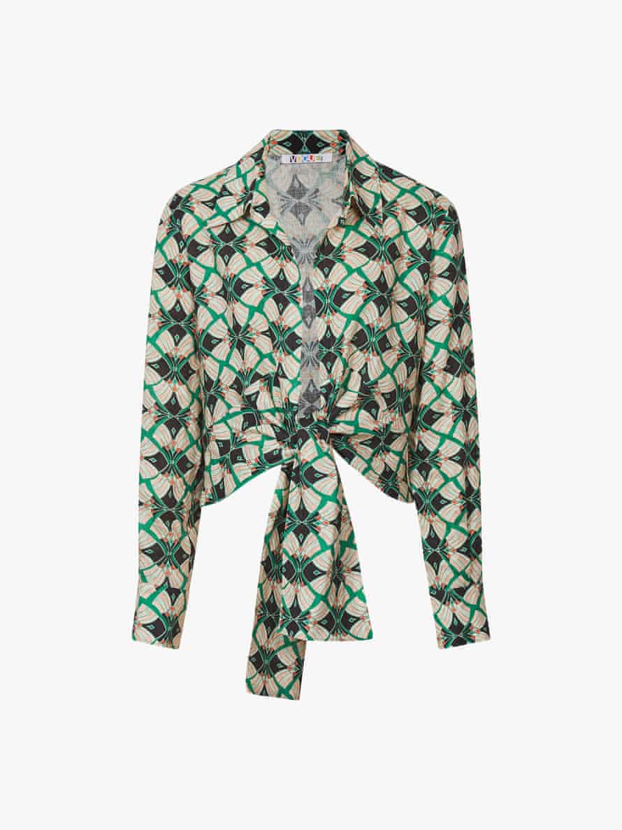 Blooming marvellous: the best printed blouses for summer | Fashion 7 Corinne Print Linen Print Tie Waist Shirt Blouse €118.00, fenwick.co.uk