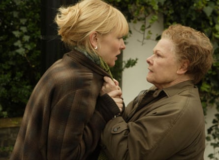 Cate Blanchett, left, as Sheba Hart and Dame Judi Dench as Barbara Covett in Notes on a Scandal.