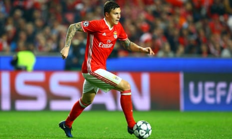 Victor Lindelof, who joined Benfica in 2012, becomes Manchester United’s first signing after they secured Champions League football for next season.