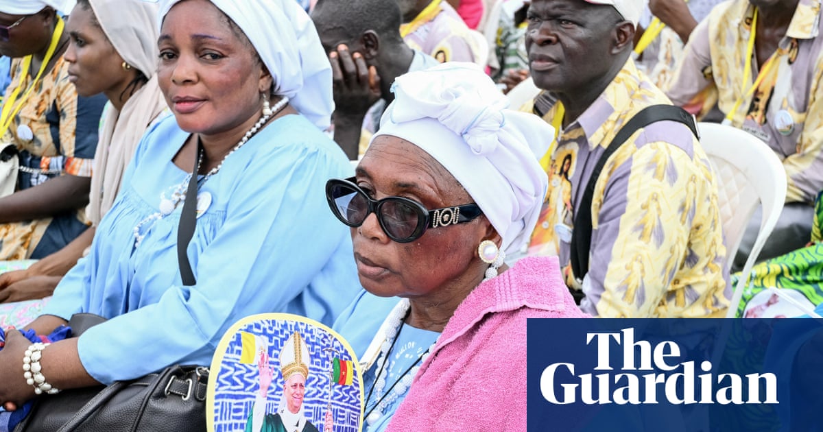 Thousands gather for open-air mass with Pope Leo in Cameroon