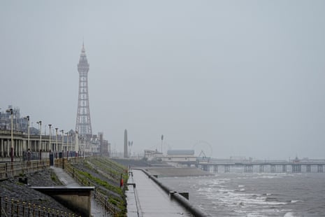 A gloomy August day in Blackpool