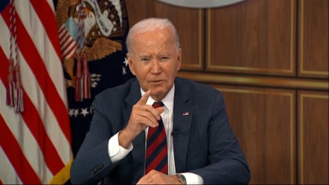 Hurricane Milton looks like ‘storm of the century’ says Biden – video 