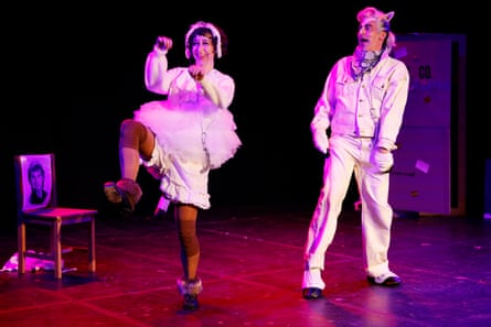 Kristen Schaal and John Roberts.