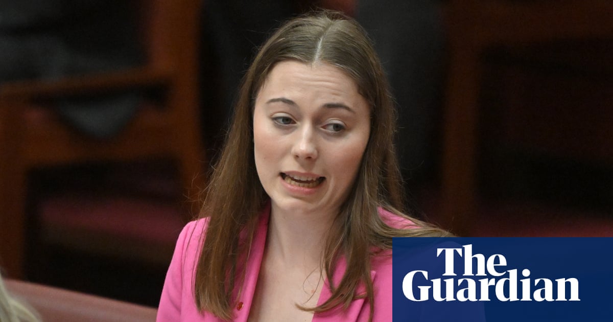 Australia’s youngest senator, Charlotte Walker, gives first speech to parliament – video