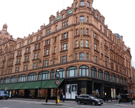 The Harrods department store building in London