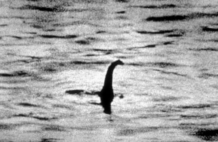 1934 black and white image apparently showing the Loch Ness monster