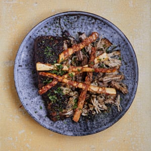 Andi Oliver’s wadadli-spiced Cubano pork belly.