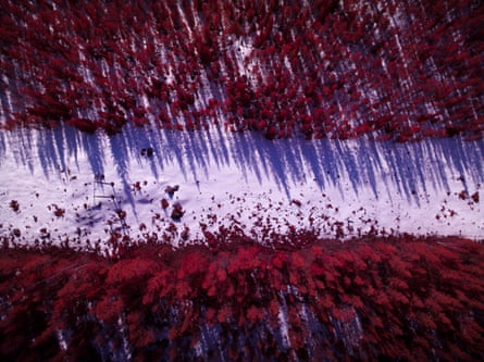 A still from the Takkuuk film and installation project.
