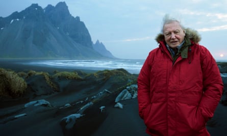 David Attenborough in Seven Worlds, One Planet.