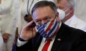 The US secretary of state, Mike Pompeo.