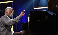FILES-US-MUSIC-JAZZ-JAMAL-OBIT<br>(FILES) In this file photo taken on August 04, 2016 US jazz pianist and composer, Ahmad Jamal (born Frederick Russell Jones) performs during a concert in the Marciac Jazz Festival in Marciac. - Ahmad Jamal, a towering and influential jazz pianist, composer and band leader in a career spanning more than seven decades, has died at age 92, news reports said Sunday. Jamal's widow Laura Hess-Hey confirmed his death but did not give details, The Washington Post reported. Music news outlets in France and Britain also reported his death. (Photo by Rémy GABALDA / AFP) (Photo by REMY GABALDA/AFP via Getty Images)
