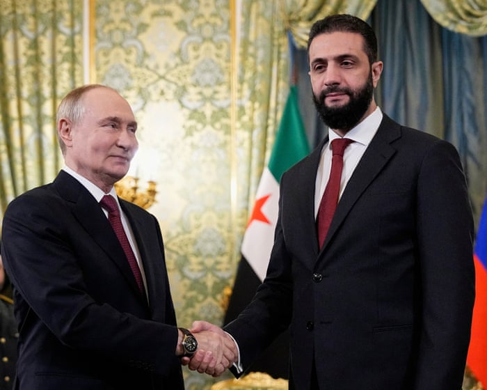 Syrian president in first visit to Moscow as former enemies hold talks