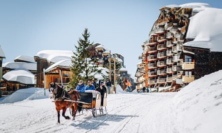 When the music stops: enjoy the views while horse-sleighing.