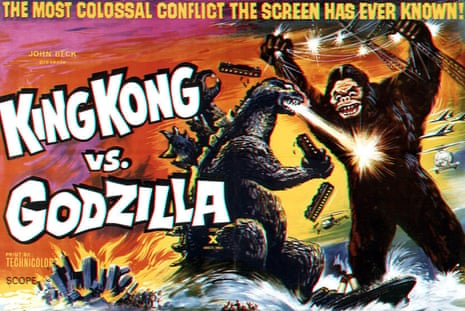 Double trouble... poster for the original 1963 King Kong vs Godzilla.