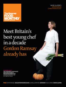 Clare Smyth on the cover of OFM in December 2007.