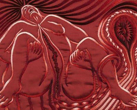 Powerful image … Judy Chicago’s Birth Tear, which appears in Unravel.