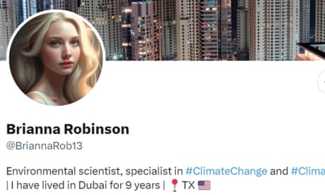 Army of fake social media accounts defend UAE presidency of climate summit