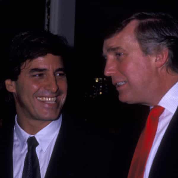 John Casablancas and Trump at the Elite Model Agency Look of the Year awards in 1991.