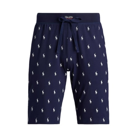 Polo Ralph Lauren All-over Pattern Sleep Shorts, Navy