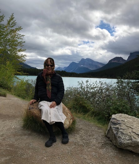 Peggy Strait in the Canadian Rockies on October 2019.