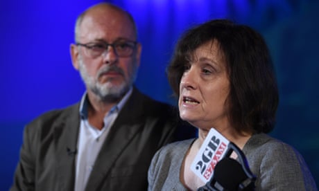 Biologist Prof Lesley Hughes, right, pictured with Tim Flannery, is one of the three new appointments to the board of the Climate Change Authority.