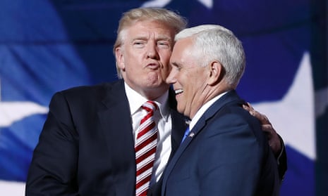 Donald Trump and Mike Pence: played-out idioms