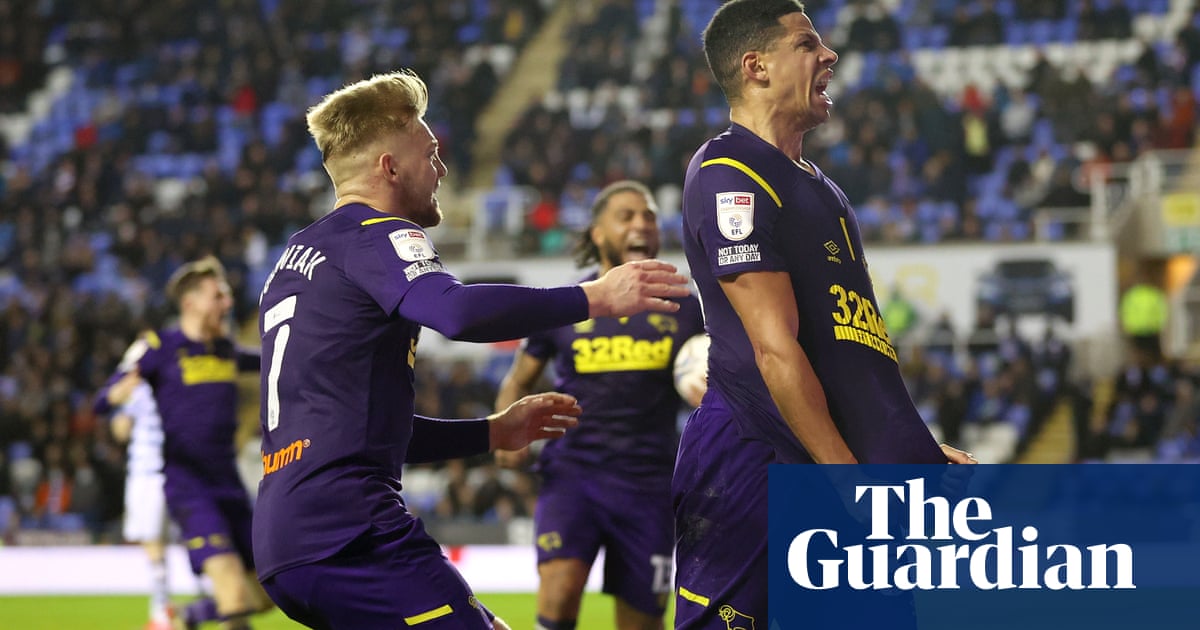 Championship roundup: Derby earn point with late fightback at Reading