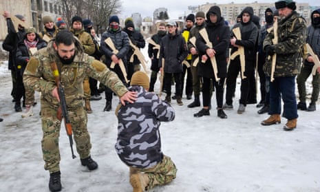 The Azov Battalion, a paramilitary group in Ukraine, has been holding military training sessions for civilians in Kyiv amid the threat of a Russian invasion. 