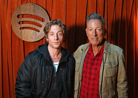 Jeremy Allen White and Bruce Springsteen