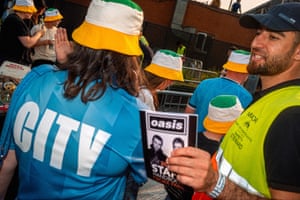 Irish flag-coloured bucket hats