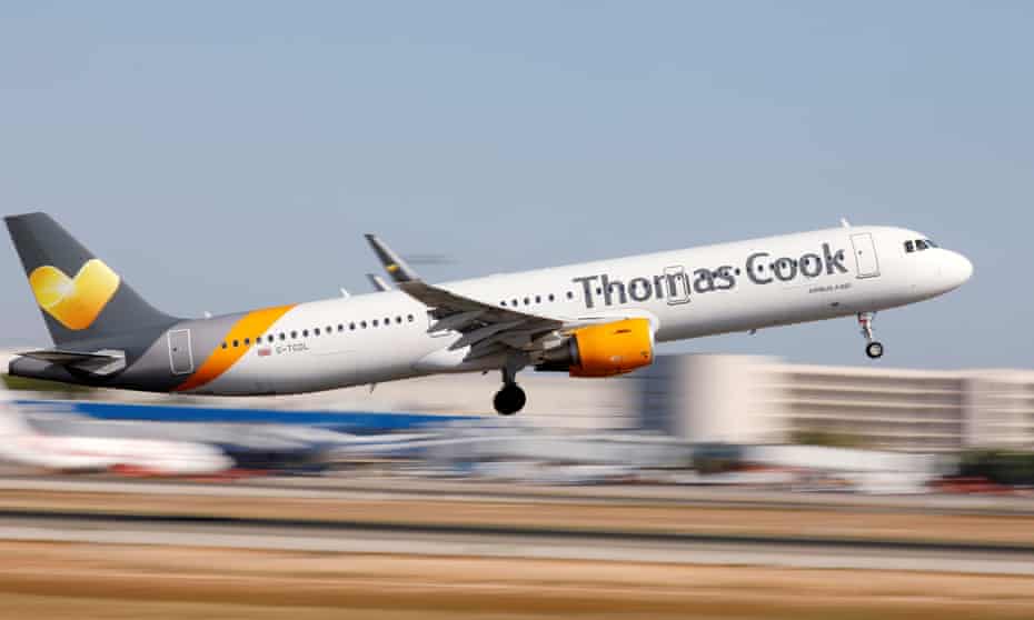 Thomas Cook plane taking off