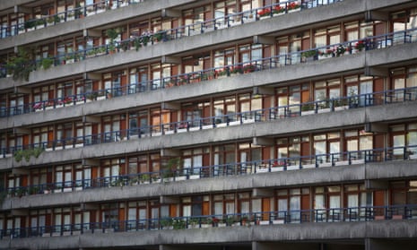A housing estate in London